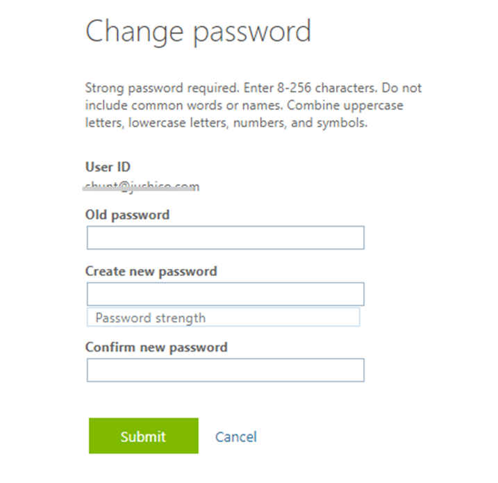 Reset or Change Your Microsoft 365 Password Jushi Holdings